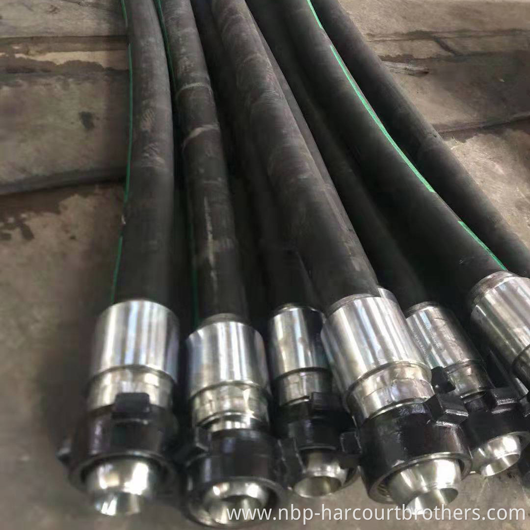 High strength API 7K oil industry and mining rotary drilling rubber hose